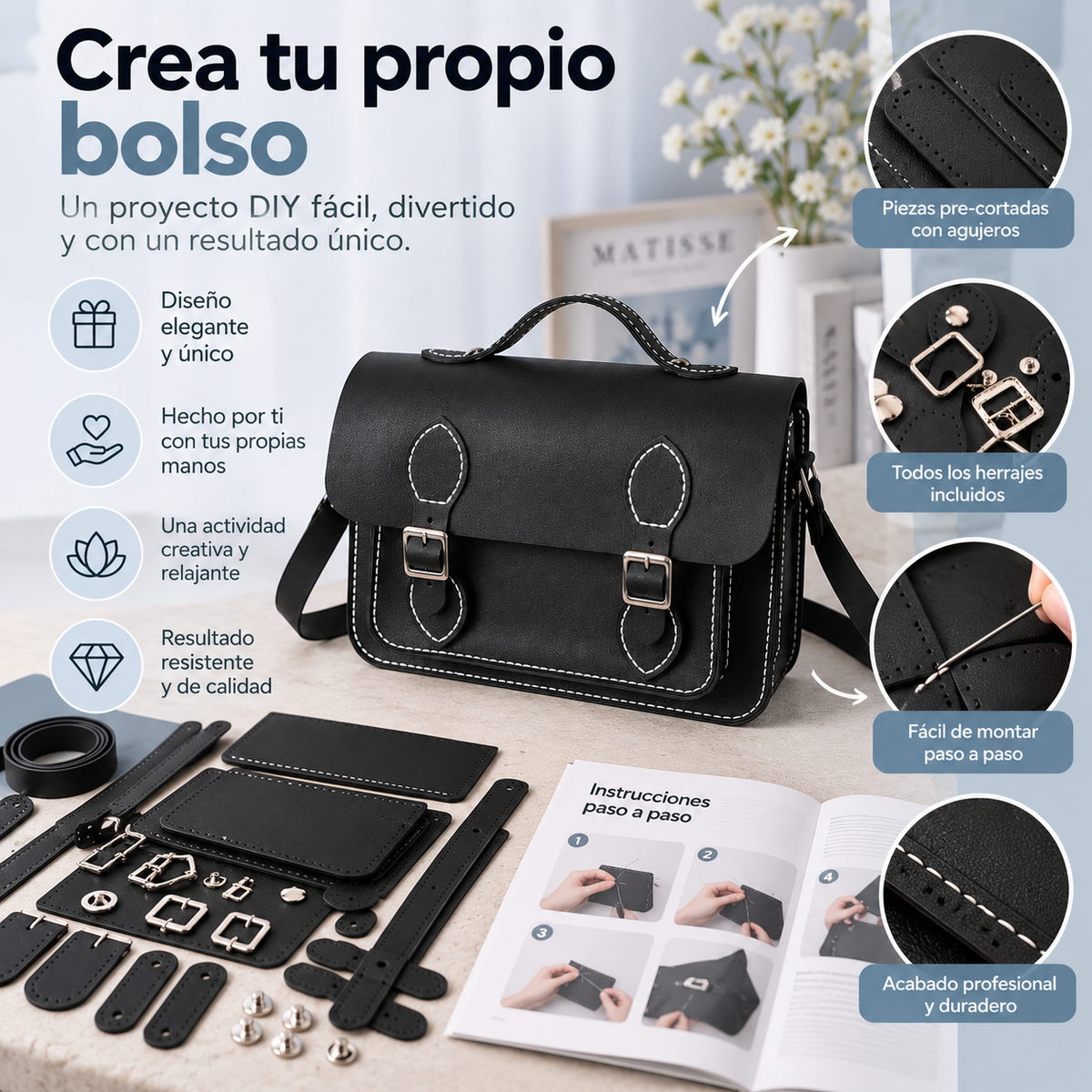 LUNÉA™ — Kit DIY para Crear un Bolso