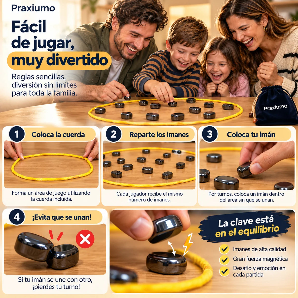 Magneto™- Juego de mesa magnético